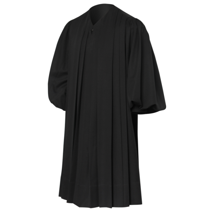 Judges Robes for Men or Women - Black Judicial Robes – Canadian Gowns