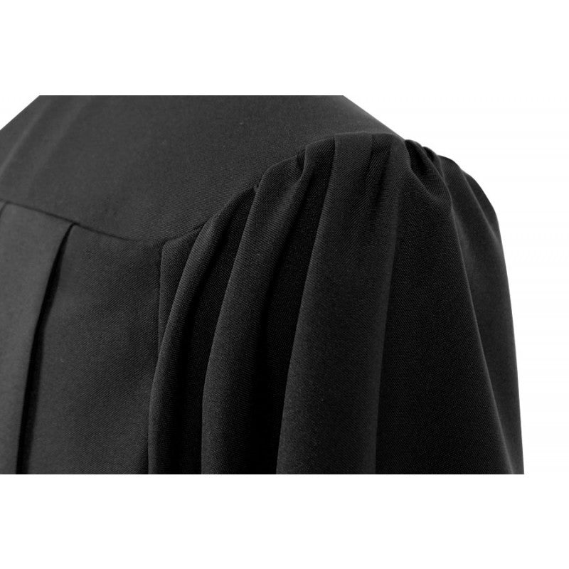 Matte Black High School Graduation Cap & Gown - Canadian Gowns