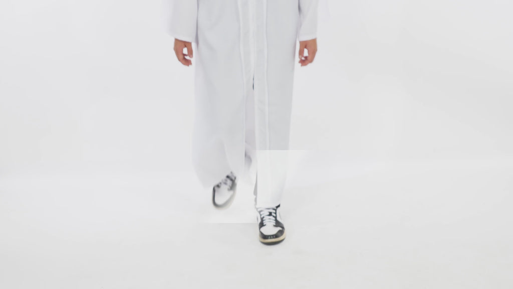 Matte White Elementary Cap, Gown & Tassel