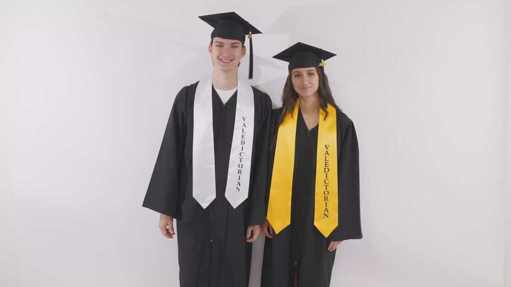 White Valedictorian Stole for Graduation