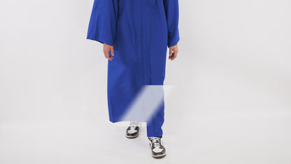 Matte Royal Blue Elementary Cap, Gown & Tassel