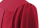 Matte Red High School Cap & Gown - Canadian Gowns