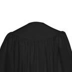 Premium Black Baptismal Robe - Canadian Gowns