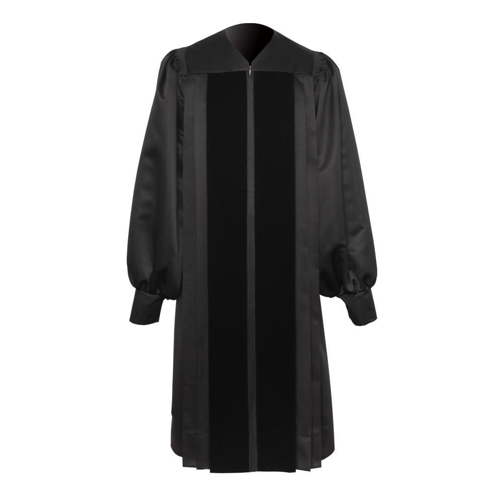 Black Clergy Robe - Canadian Gowns
