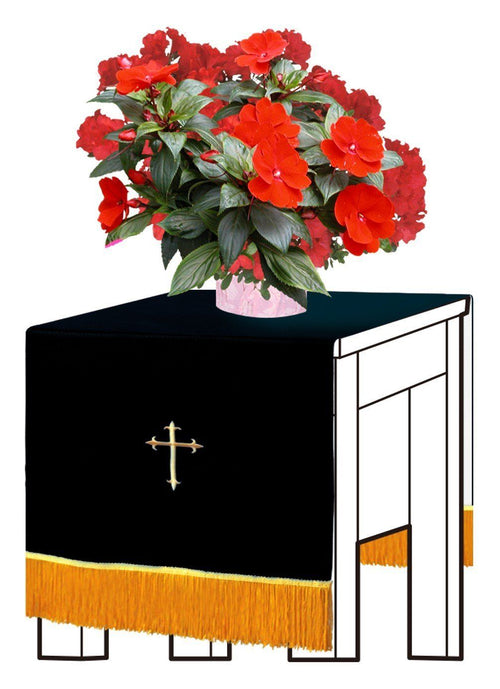 Black/White Flower Stand Cover